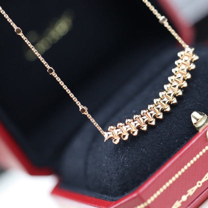 [GALE]CLASH PINK GOLD NECKLACE