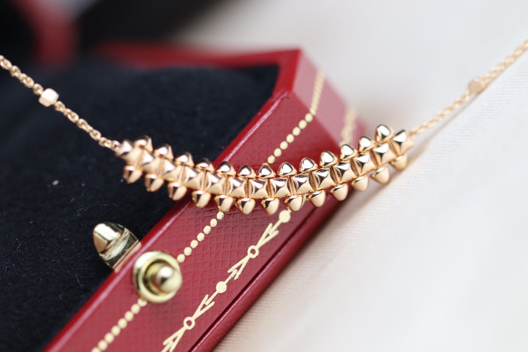 [GALE]CLASH PINK GOLD NECKLACE