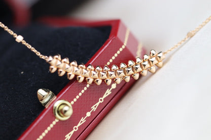 [GALE]CLASH PINK GOLD NECKLACE