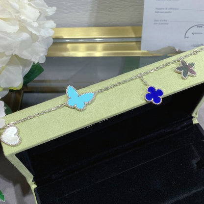 [GALE]LUCKY SPRING SILVER BRACELET 4 MOTIF