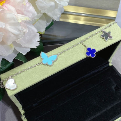 [GALE]LUCKY SPRING SILVER BRACELET 4 MOTIF