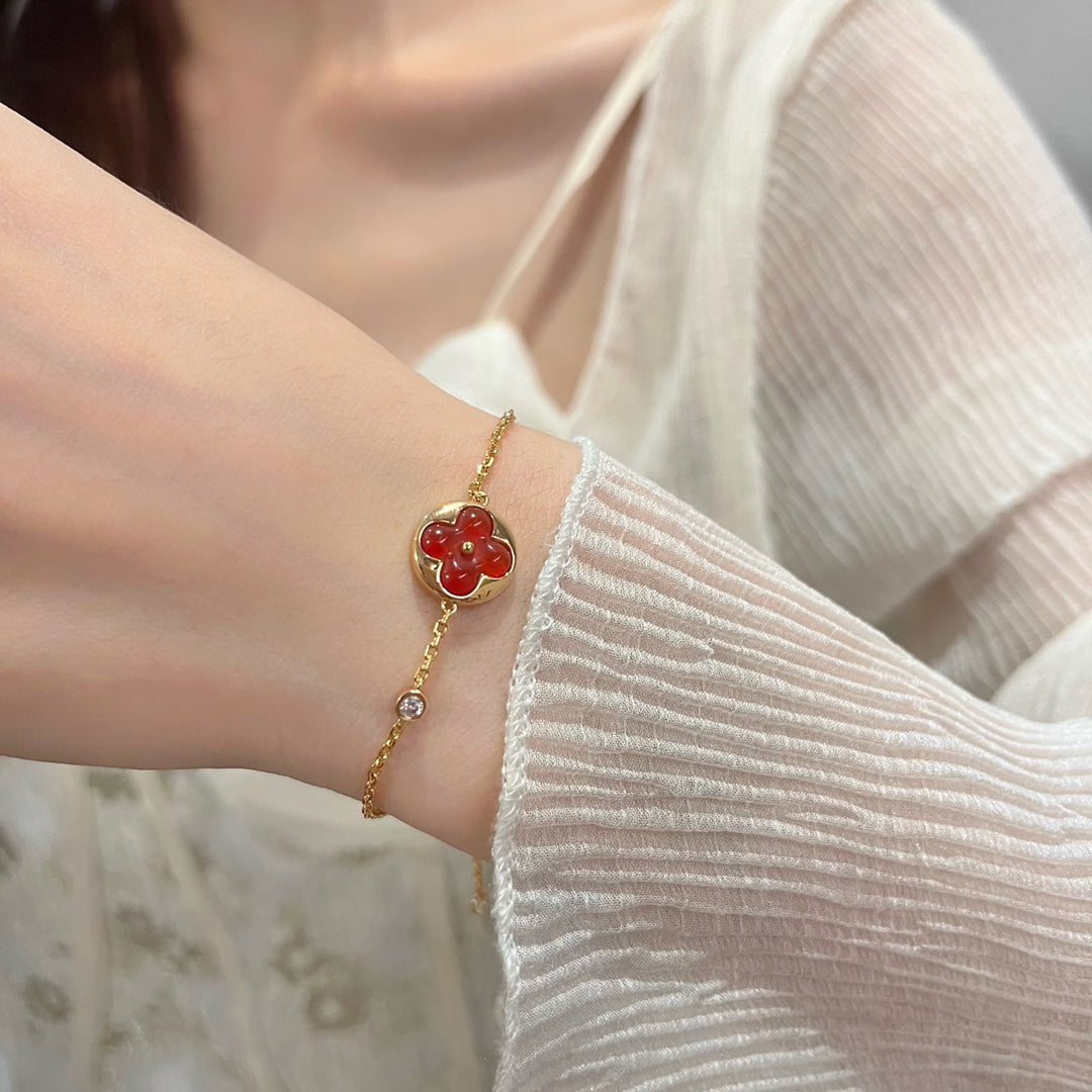 [GALE]SUN PEDANT CARNELIAN BRACELET