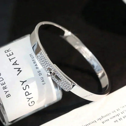 [GALE]KELLY SILVER DIAMOND BRACELET