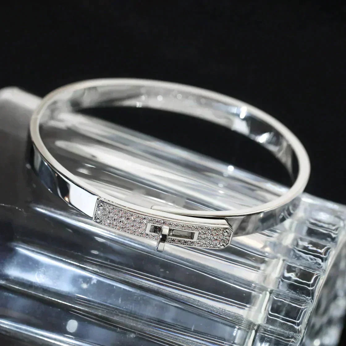 [GALE]KELLY SILVER DIAMOND BRACELET