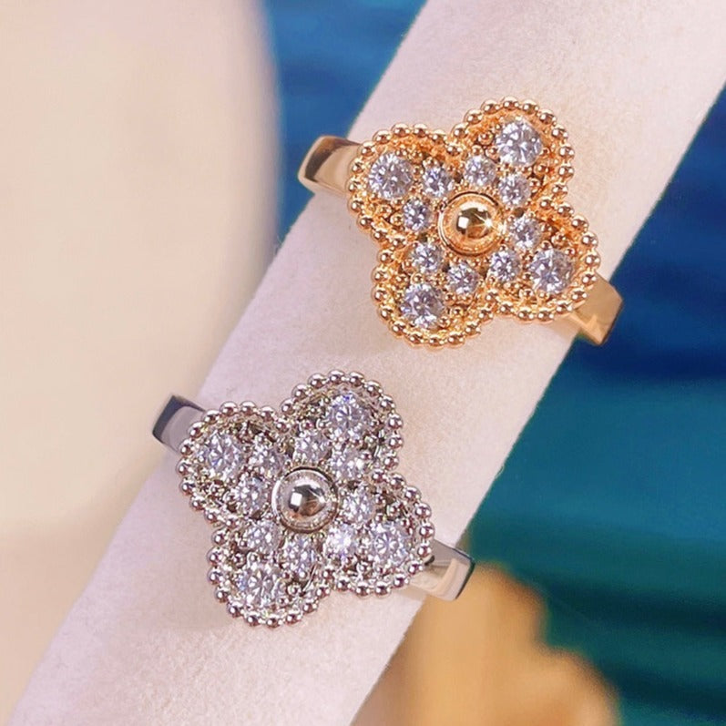 [GALE]CLOVER DIAMOND RING