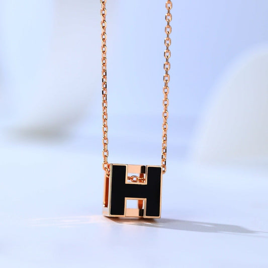 [GALE]H CAGE PINK GOLD NECKLACE