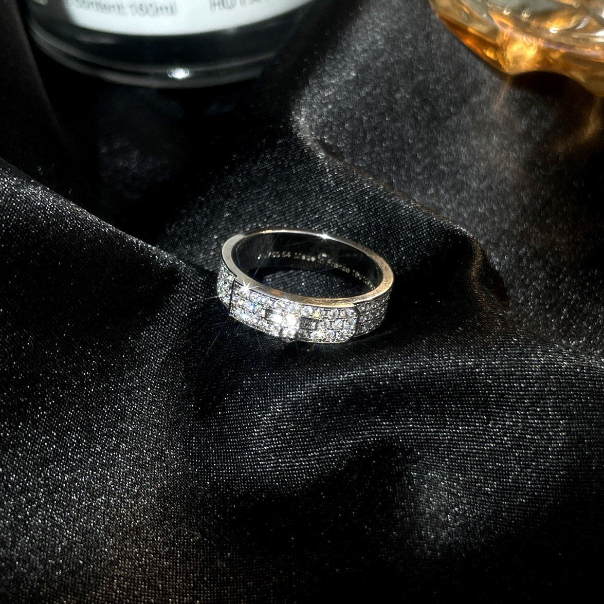 [GALE]KELLY SILVER DIAMOND RING