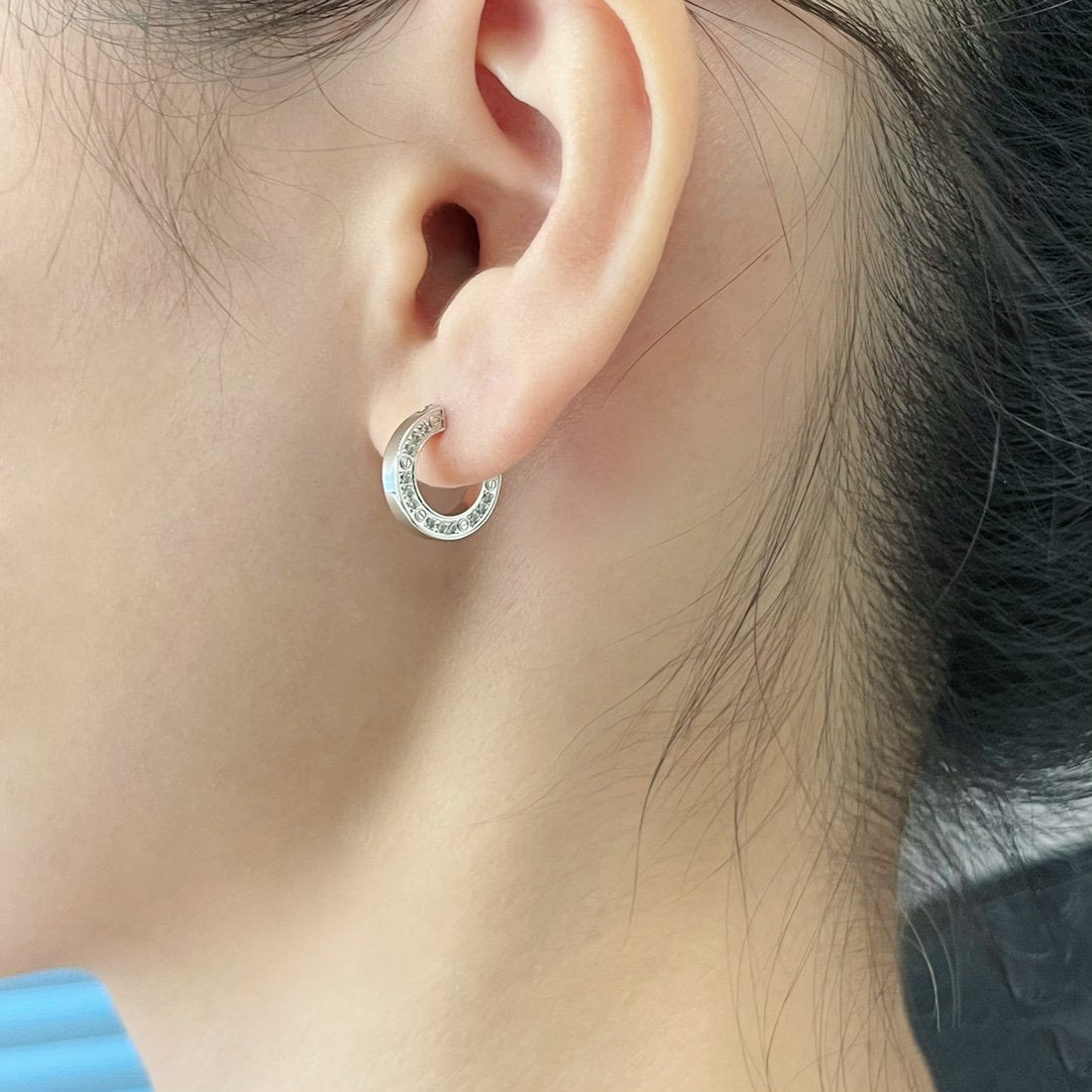 [GALE]LOVE DIAMOND EARRINGS