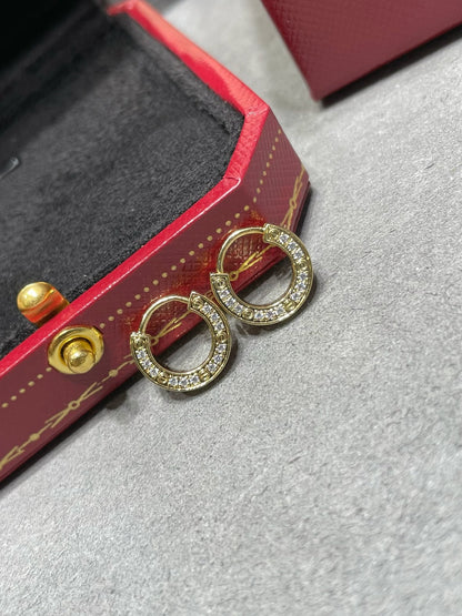 [GALE]LOVE DIAMOND EARRINGS