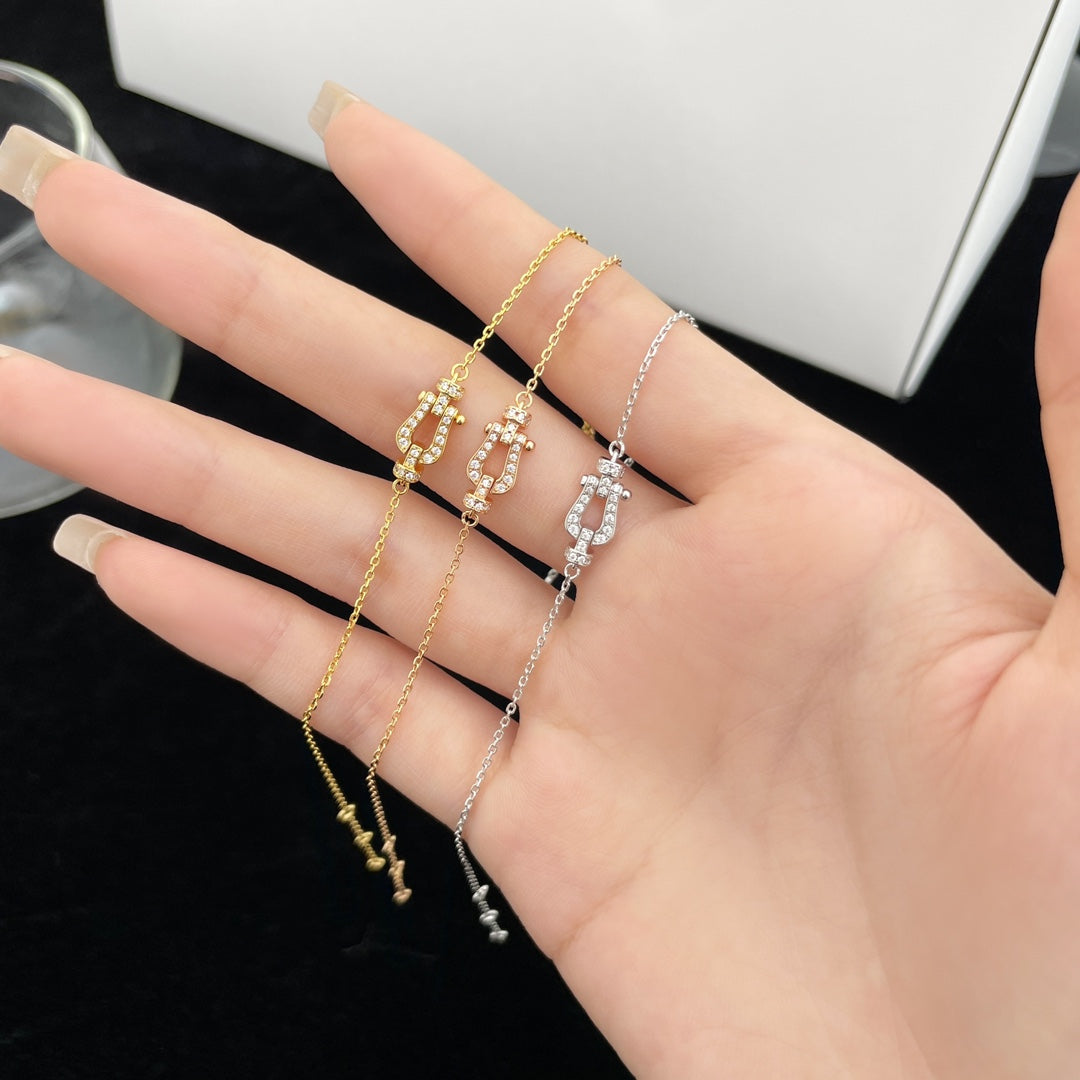 [GALE]FORCE 10 FULL DIAMOND BUCKLE CHAIN LINK MINI MODEL