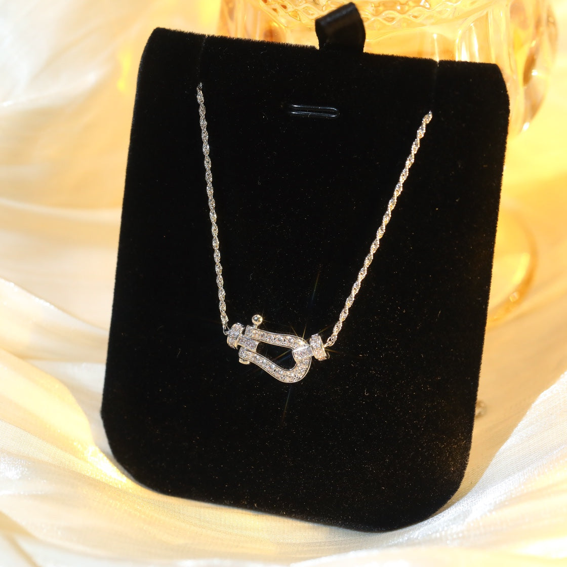 [GALE]FORCE 10 DIAMOND SILVER NECKLACE MINI MODEL