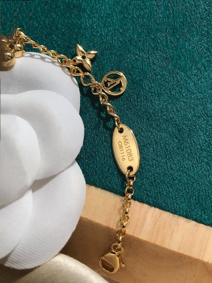 [NOVO]BLOOMING PINK GOLD MOP ARMBAND