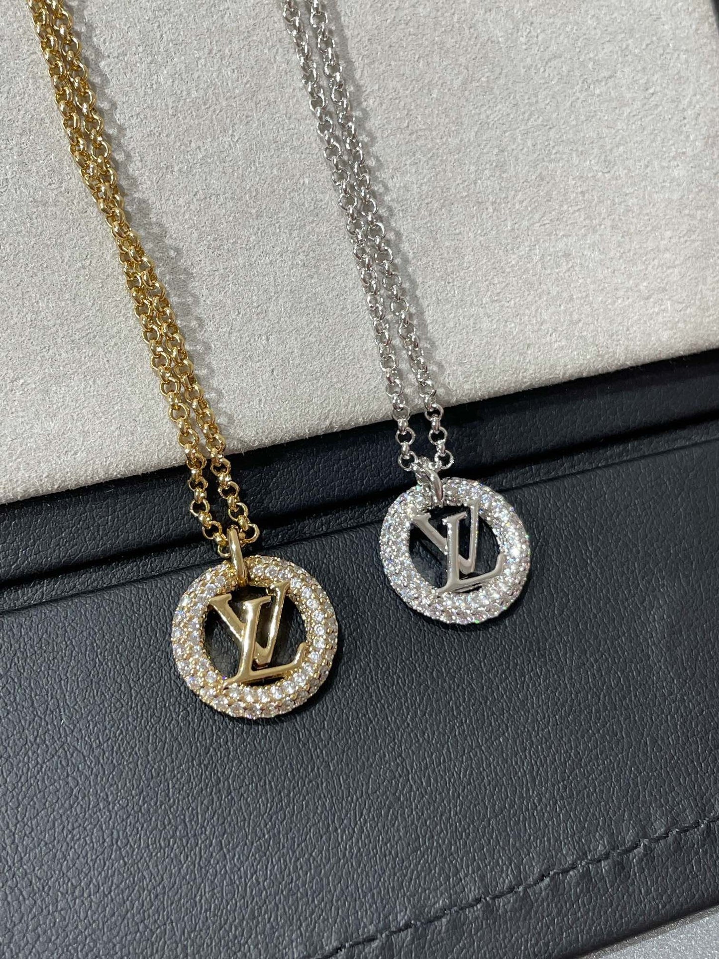 [GALE]BY NIGHT DIAMOND PAVED NECKLACE
