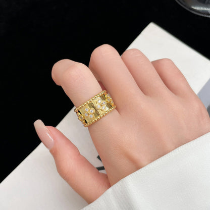 [GALE]PERLEE DIAMOND LARGE RING