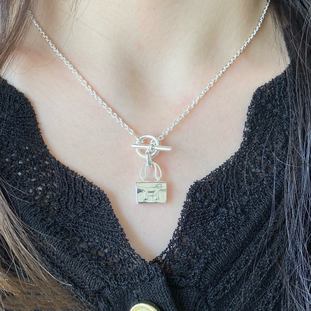 [GALE]CONSTANCE PEDANT SILVER NECKLACE
