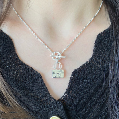 [GALE]CONSTANCE PEDANT SILVER NECKLACE