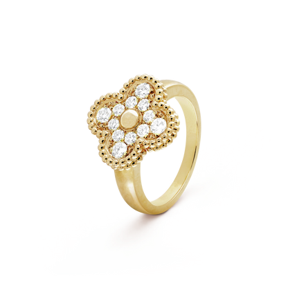 [GALE]CLOVER DIAMOND RING