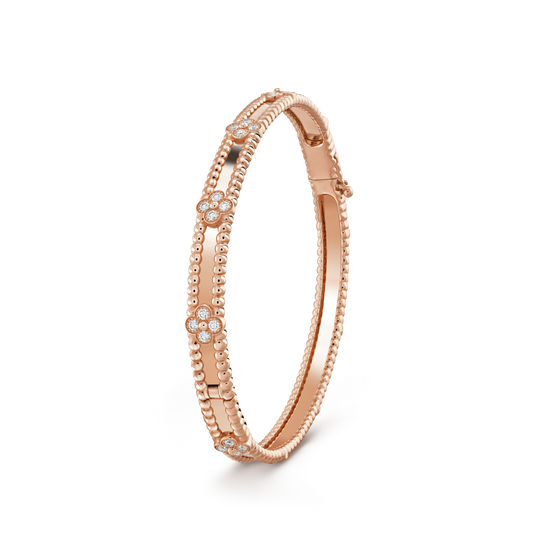 [GALE]CLOVER BRACELET 4MM DIAMONDS