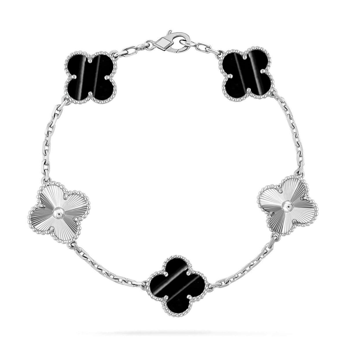 [GALE] CLOVER 5 MOTIF PULSAR STONE BRACELET COLLECTION