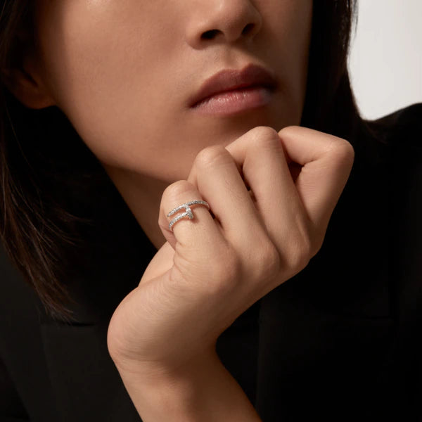 [NOVO]JUSTE RING 1,8 MM SILBER DIAMANTEN