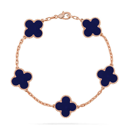 [GALE]CLOVER 5 MOTIF LAPIS LAZULI BRACELET COLLECTION