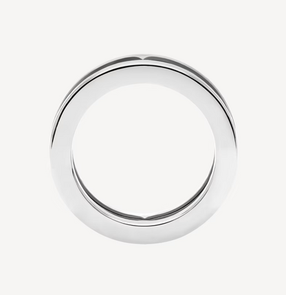 [GALE]ZERO 1 ONE-BAND WITH OPENWORK LOGO SPIRAL RING