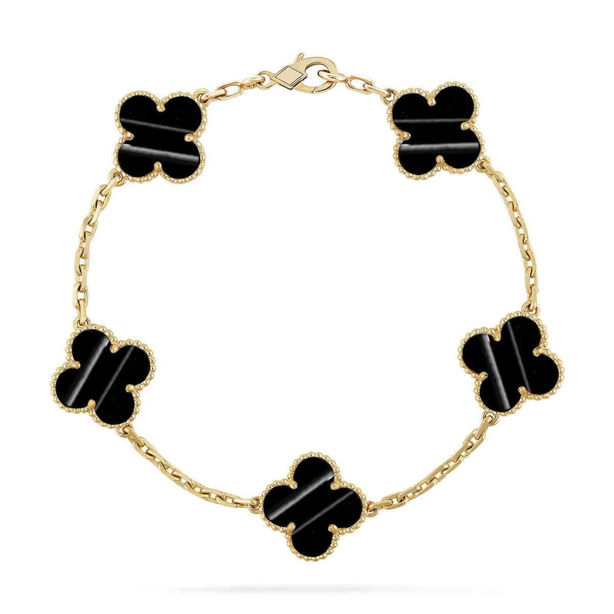 [GALE] CLOVER 5 MOTIF PULSAR STONE BRACELET COLLECTION