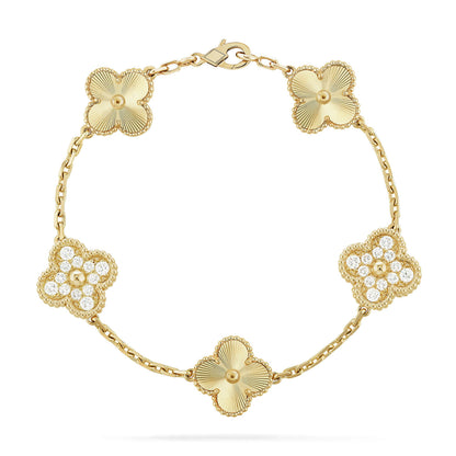 [GALE] CLOVER 5 MOTIF LASER BRACELET COLLECTION