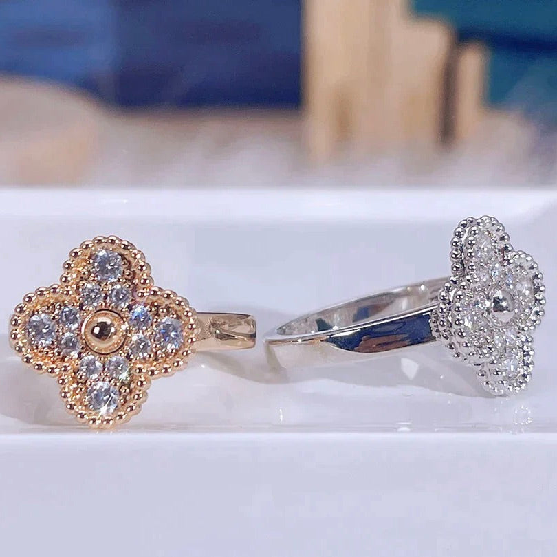 [GALE]CLOVER DIAMOND RING
