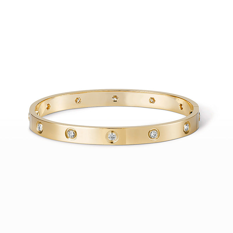 [GALE]LOVE BRACELET 6.1MM 10 DIAMONDS