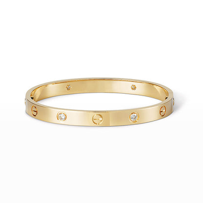 [GALE]LOVE BRACELET 6.1MM 4 DIAMONDS
