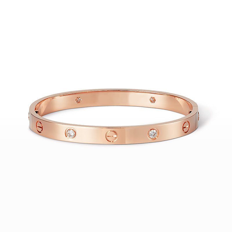 [GALE]LOVE BRACELET 6.1MM 4 DIAMONDS