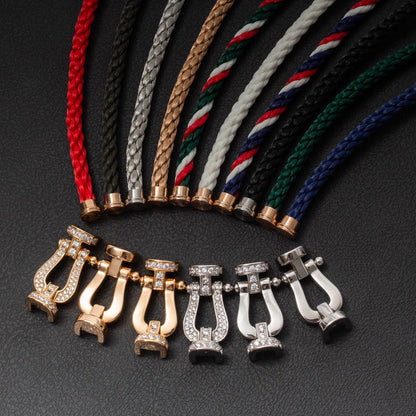 [GALE]FORCE LARGE HORSESHOE NO DIAMOND BRACELET ROSE GOLD