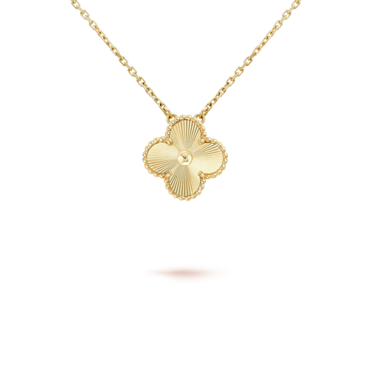 [GALE]CLOVER 15MM LASER NECKLACE