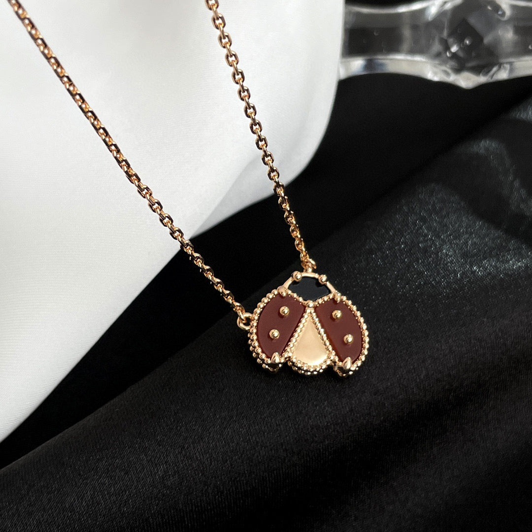 [NOVO] GLUCKY CARNELIANS MARIENKÄFER-KETTE