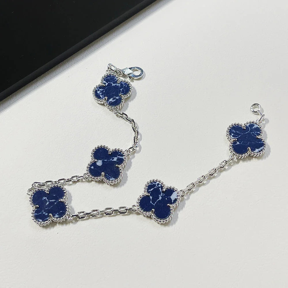 [GALE]CLOVER 5 MOTIF PIETERSITE BRACELET COLLECTION