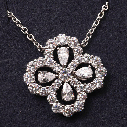[GALE]LOOP NECKLACE FULL MOTIF DIAMOND 16MM MULTIPLE COLORS