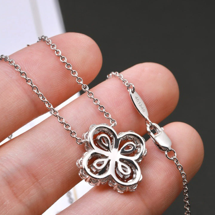 [GALE]LOOP NECKLACE FULL MOTIF DIAMOND 16MM MULTIPLE COLORS