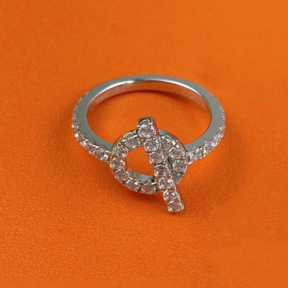 [GALE]ECHAPPEE RING SILVER DIAMOND