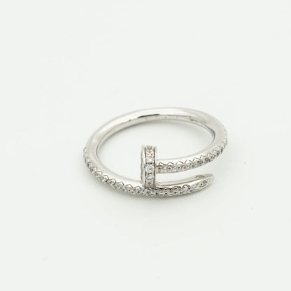 [NOVO]JUSTE RING 1,8 MM SILBER DIAMANTEN