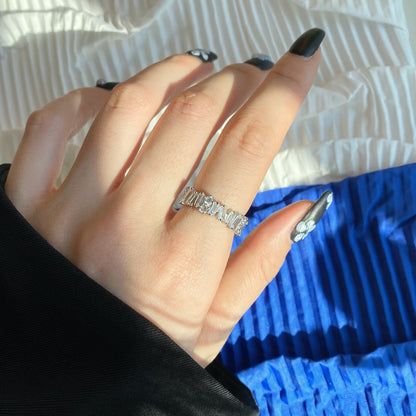 [GALE]Delicate Multi Shape Tennis Ring