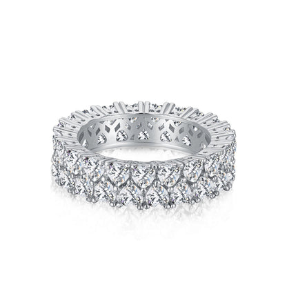 [GALE]Sparkling Full Heart Ring