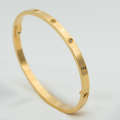 [GALE]LOVE BRACELET 3.65MM 10 DIAMONDS