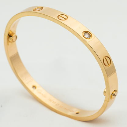 [GALE]LOVE BRACELET 6.1MM 4 DIAMONDS