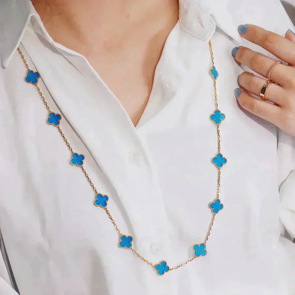 [GALE]CLOVER 20 MOTIFS TURQUOISE GOLD