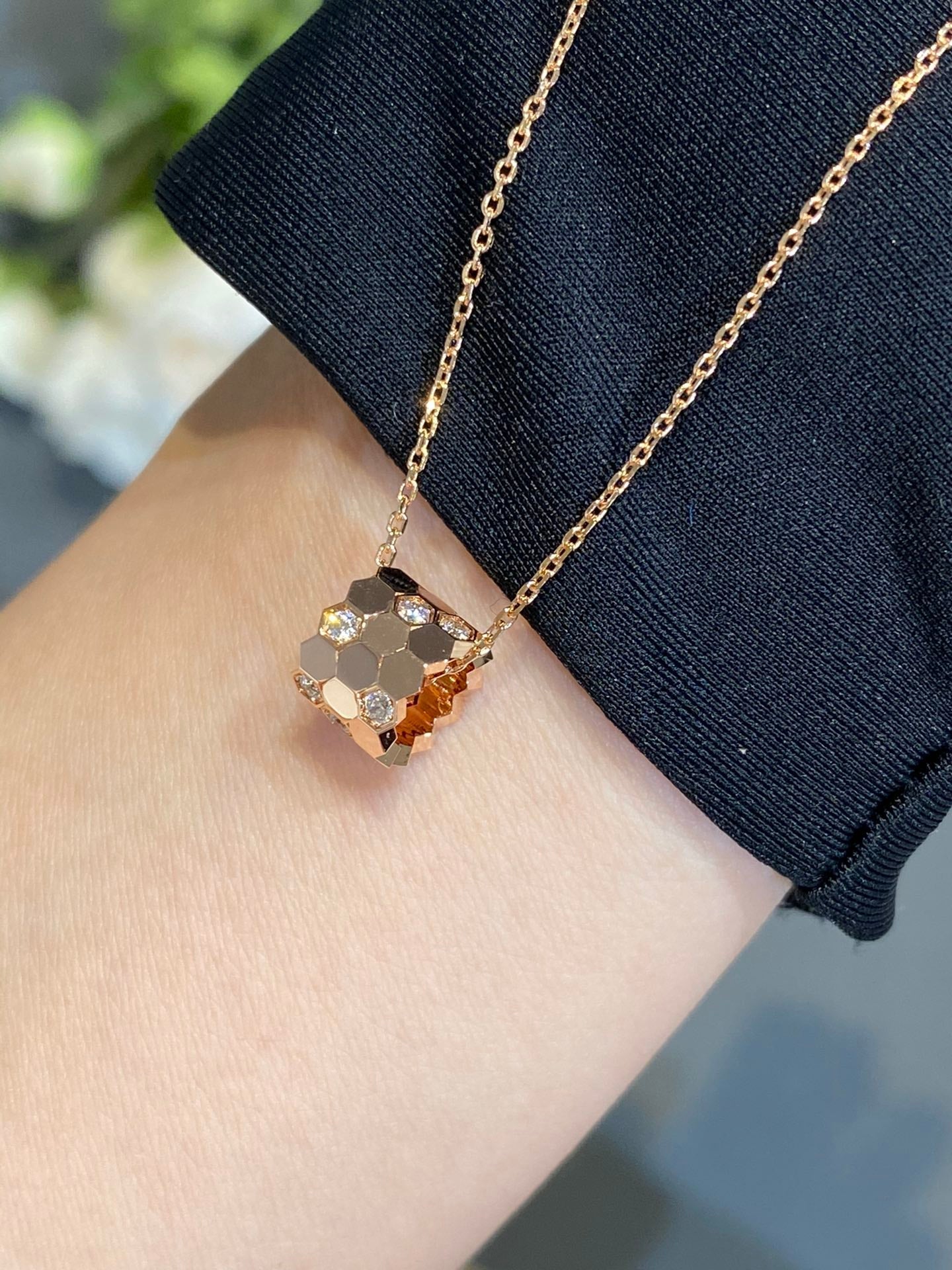 [GALE]BEE LOVE DIAMOND NECKLACE