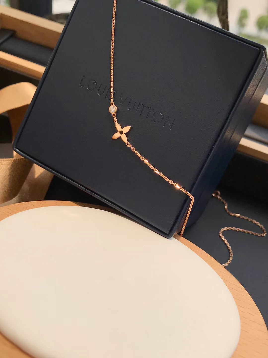 [GALE]BLOSSOM PENDANT PINK GOLD AND DIAMOND
