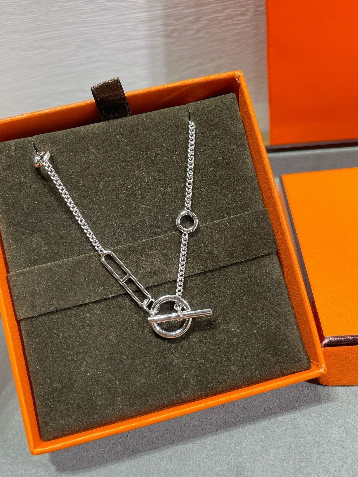 [GALE]HM STERLING CHAINE D'ANCRE HEART