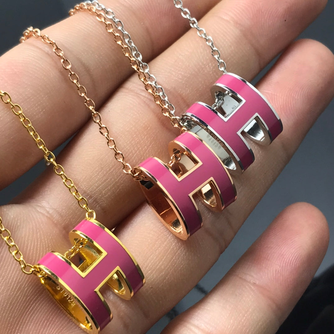 [GALE]H NECKLACE PINK