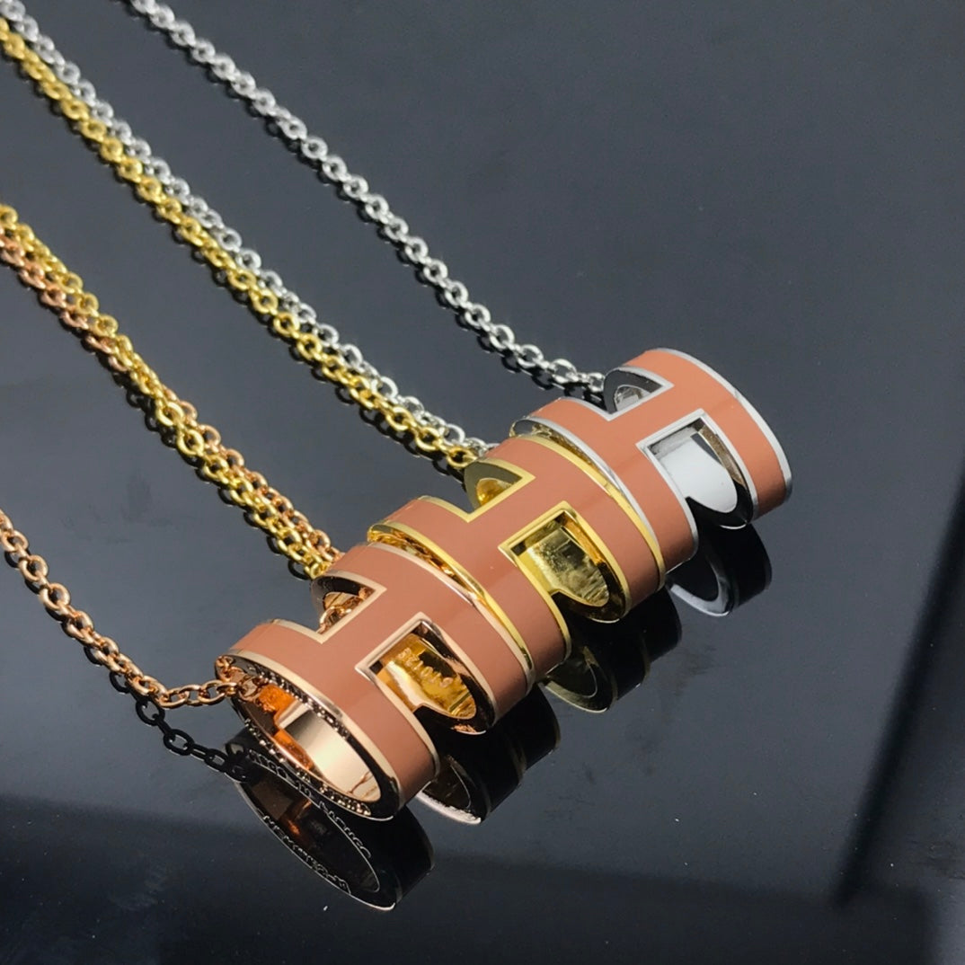 [GALE]H NECKLACE BROWN